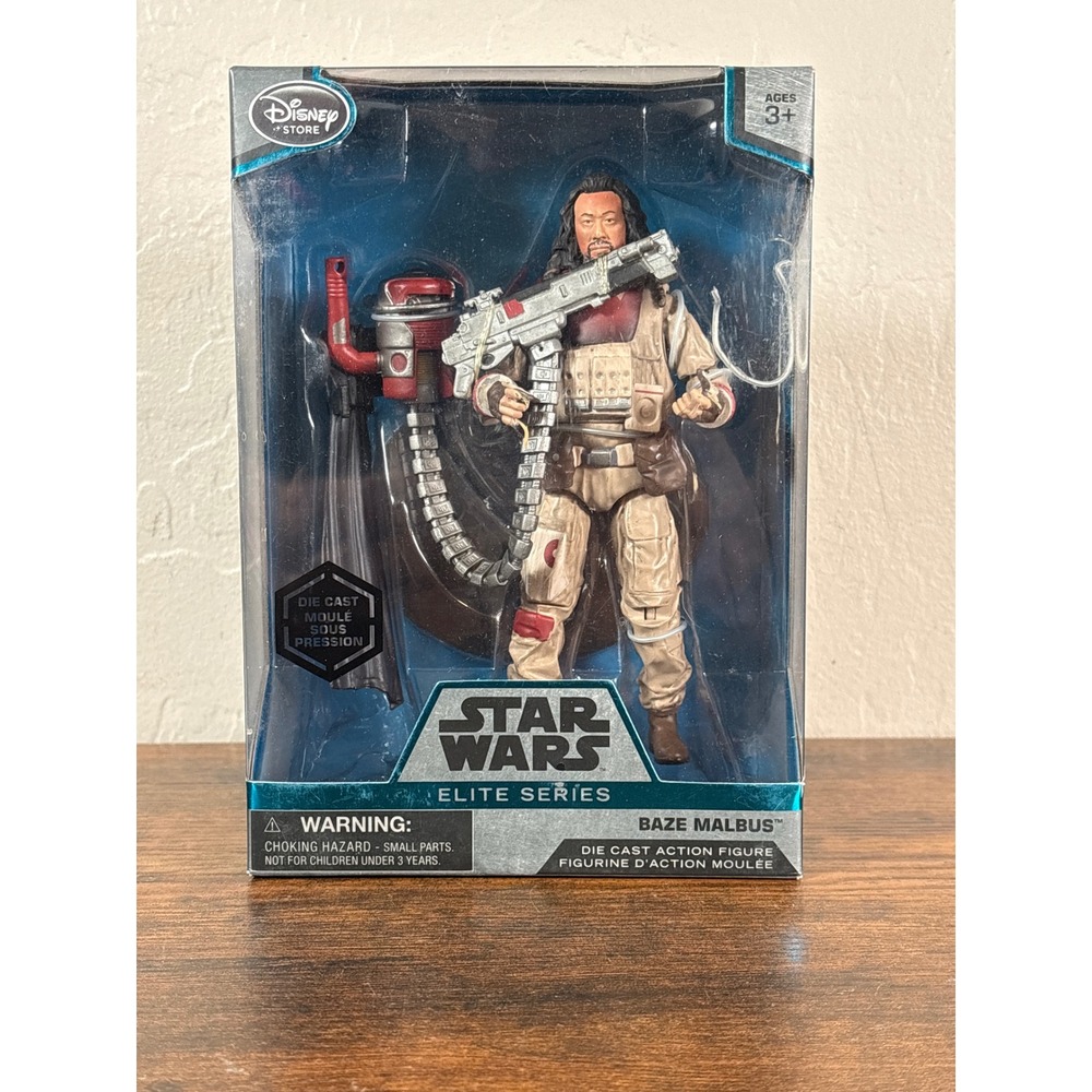 Disney Store Star Wars Elite Series Baze Malbus Die Cast Action Figure Rogue One